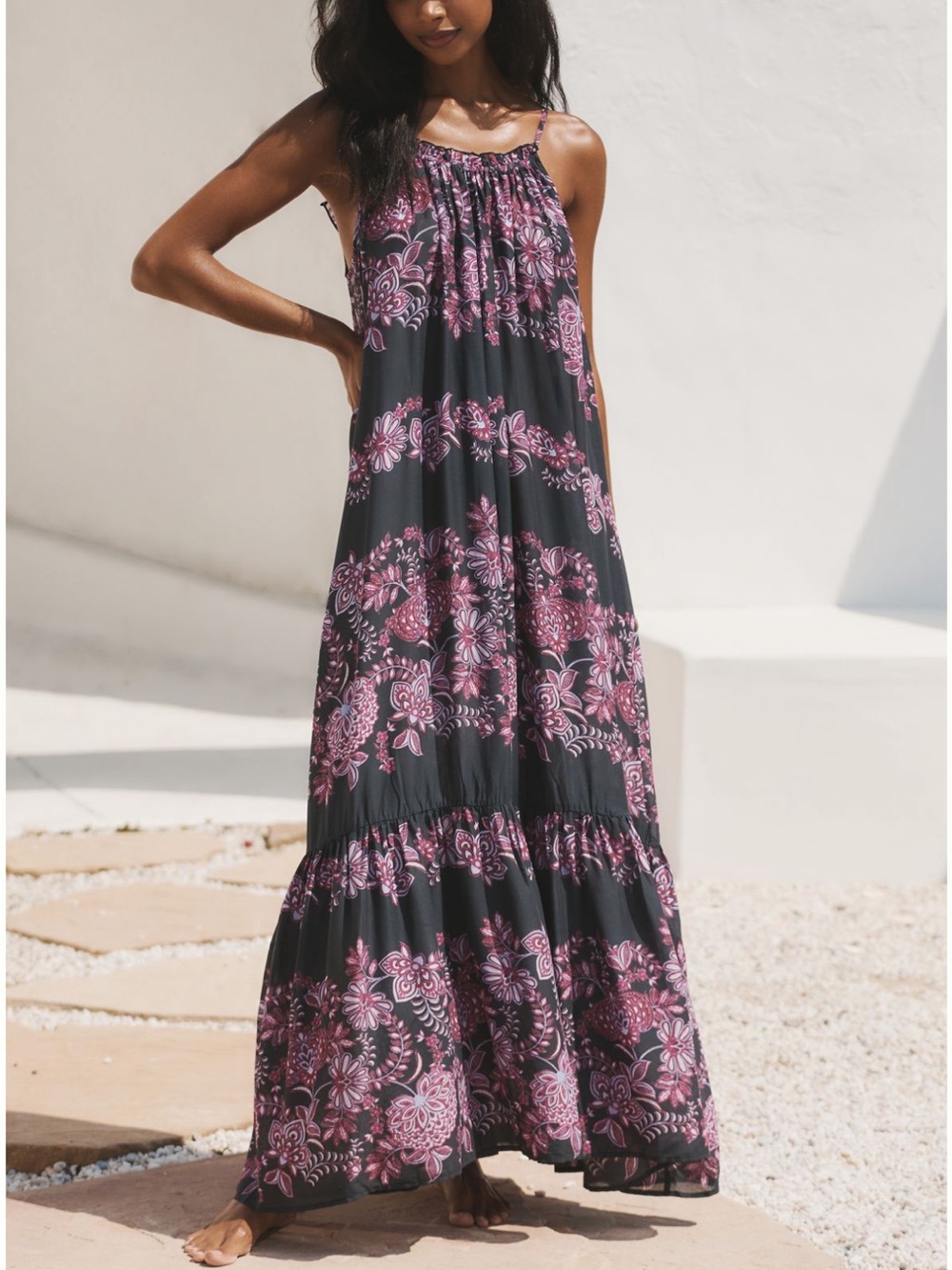 NWT Anthropologie The Malika Dress Floral Edition